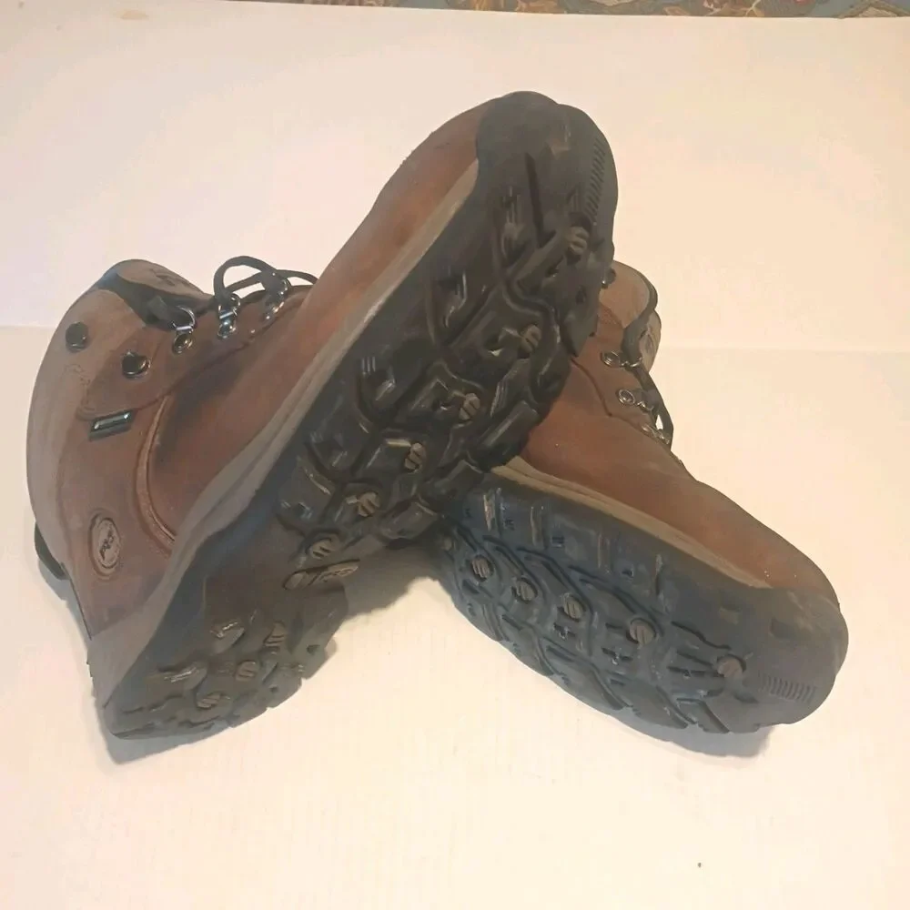 Men's Timberland PRO Flume Mid Waterproof Steel Toe Work Boot Brown A1Q8V Sz-11m